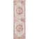 Traditional Medallion Distressed Performance Red Rug
