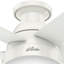 Ventilateur de plafond encastré à 5 pales de 46 po avec tirette et ensemble d'éclairage à DEL inclus Anslee-17799249