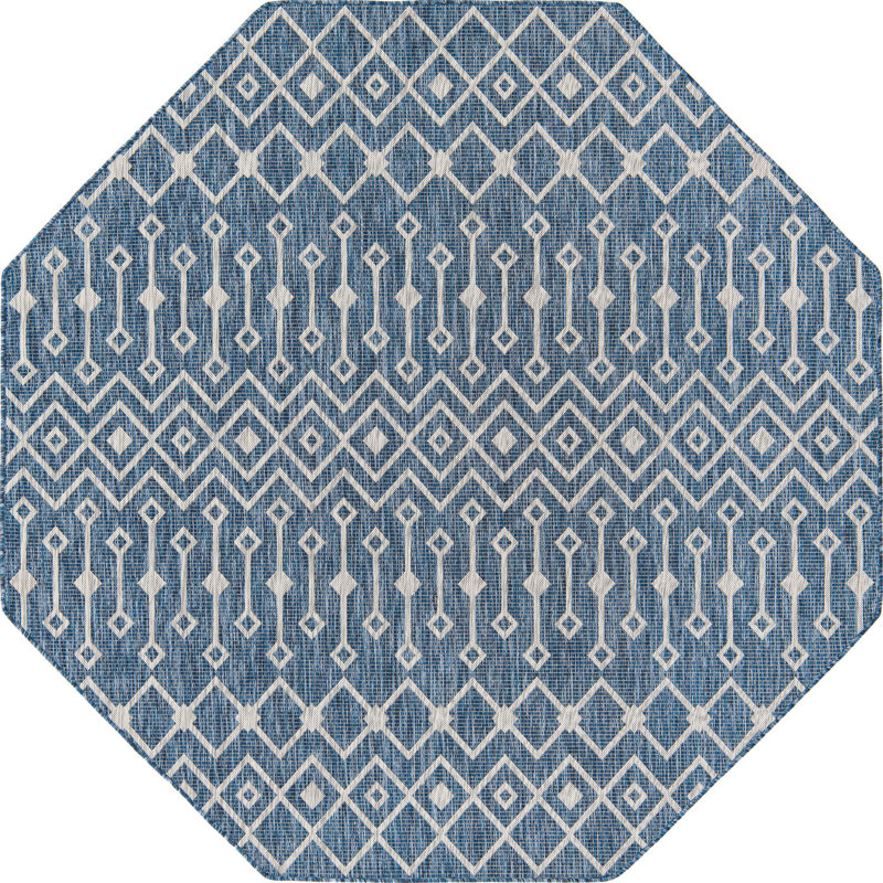Tapis d'extérieur Preen couleur Lakeside, Octogone 8 pi