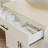 Rolling Kitchen Island with 2 Cabinets and 3-Position Adjustable Shelf, 35.4“ W x 15.3" D Storage Cart for Kitchen, Dining Room-1963753817