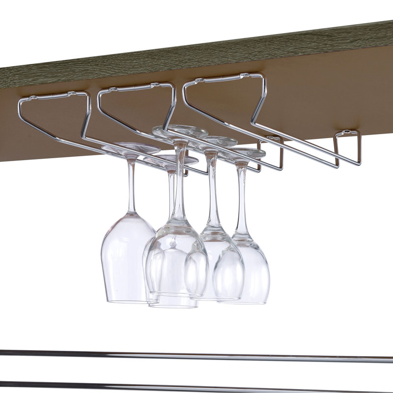 Prescott Rectangular Home Bar Table Cappuccino High Gloss, Grey, Grey