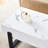 Minimalist MDF Marble-Patterned Coffee Table.Marble Pattern Sticker-147453502