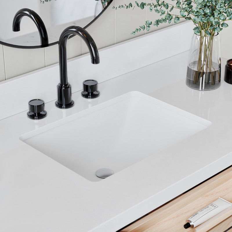 ARIEL Monroe 61 Single Sink Bathroom Vanity with Pure Quartz Top, 61", Matte Black, Oak