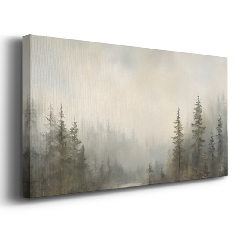 Série paysage - CMXCIX - Toile tendue avec châssis - Prêt à accrocher, H 24 po x l 48 po