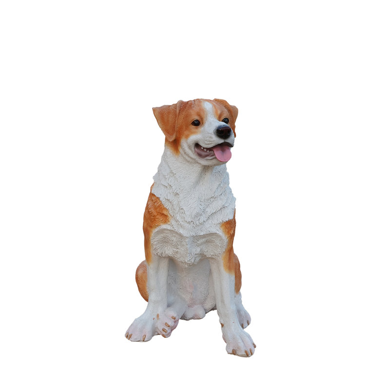 Lifelike Hound Dog Statue