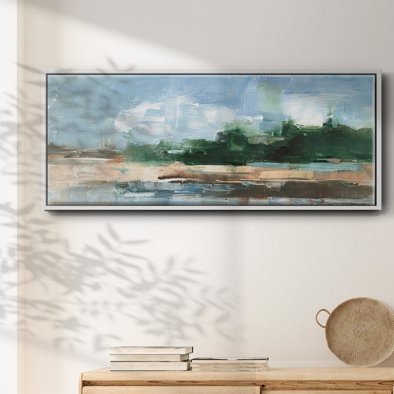 Tropical Shore I- Framed Canvas