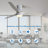 Kemp 52'' 3 -Blade LED Flush Mount Ceiling Fan with Remote Control and Light Kit Included-166947614