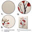 «Mahalingam Red Beige Minimalisme Essence Of Red Flower», reproduction d'art sur toile-1540050282-1478807287