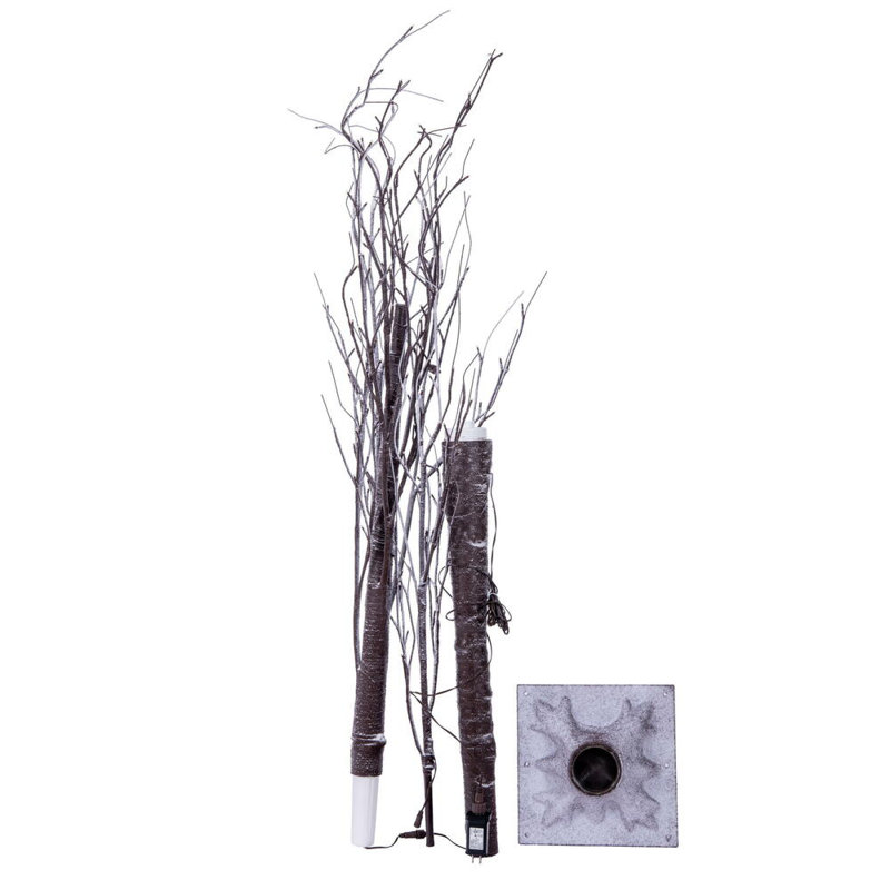 Graciete 8' H Lighted Artificial Christmas Tree