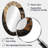 Gold Black Timeless Turn I - Gold Modern Oval Wall Mirror-1222114848