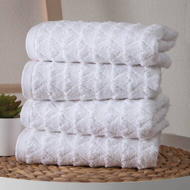 Brooks Brothers Long Cotton 6 Pc Towels Set 2 Bath 2 Hand 2 Tip Made  Portugal