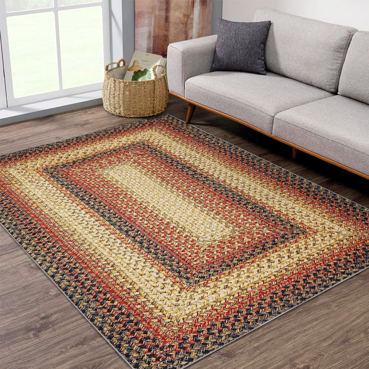 Sabna Washable Geometric Indoor Rug