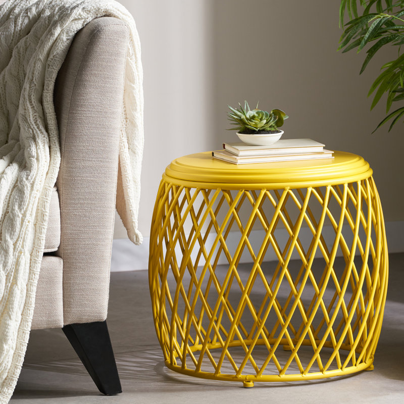 Table d'appoint 19,75, Jaune