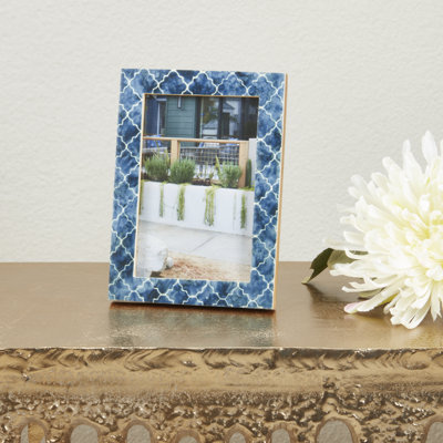 Moroccan Mosaic Bone Photo Frame