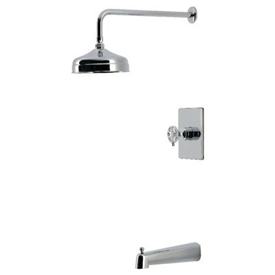 Robinet de baignoire et de douche à pression équilibrée à poignée simple Kingston Brass Kingston