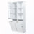 Freestanding Tall Bathroom Storage Cabinet With 2 Tilt-Out Laundry Hampers And Adjustable Shelves-1406290281