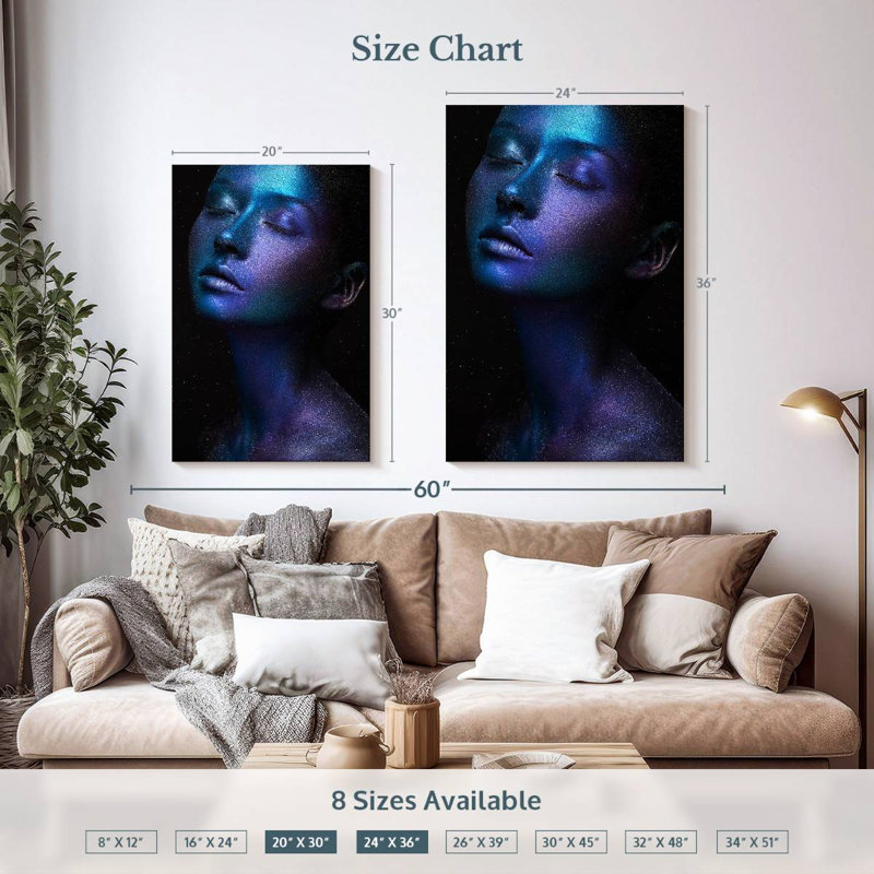 Senne Space Beauty, 36" H x 24" W