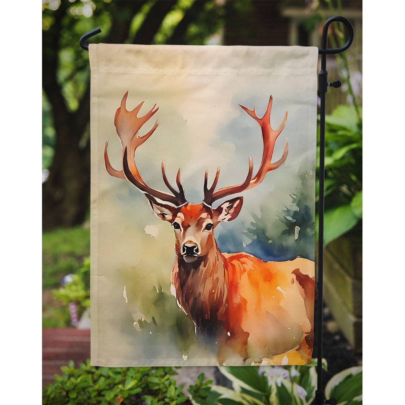 Drapeau de jardin en polyester double face H 15,5 po x l 11,25 po