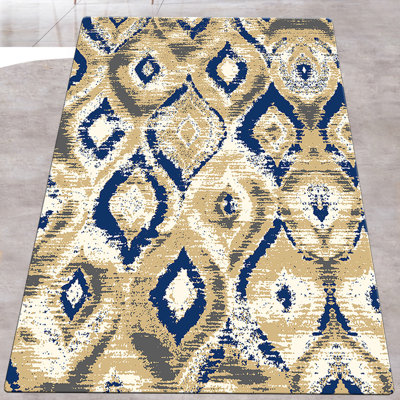 Stylish Hall Carpet, 100% Polyester, 31.5 x 39.4 inches | 10 mm Pile Height, 1.5 lbs/sq ft | Antibacterial, Non-Slip Underside, Machine Washable | Perfect for Entryways & Living Rooms, Easy Care & Modern Design