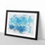 Blue Mountain Range in Annecy France - Picture Frame Painting Print-56733601-56733606