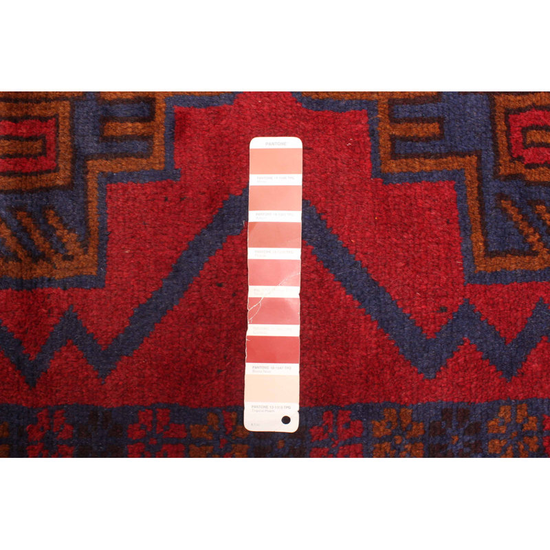 Rizbaft Red Rug 3'5" x 6'1"