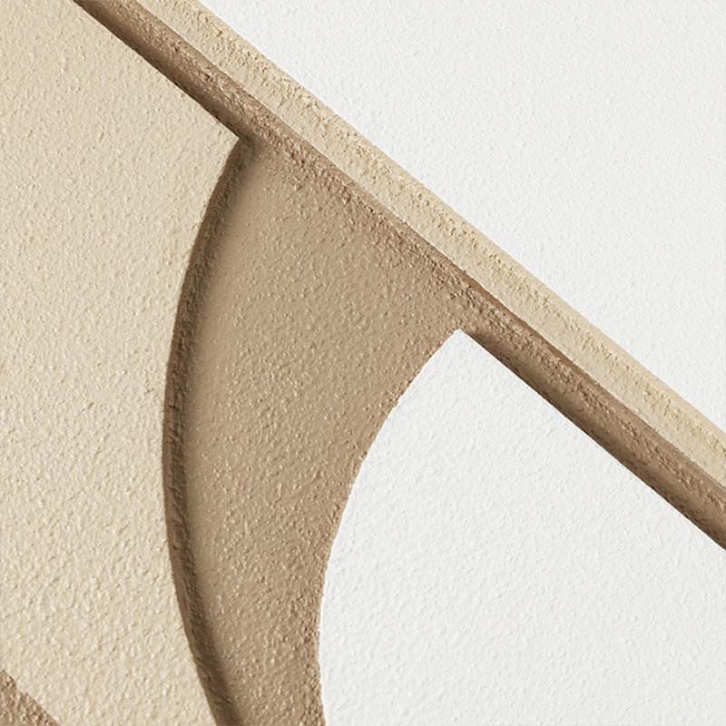 Art mural Mid-Century moderne en toile pour salon, H 39 po x l 28 po
