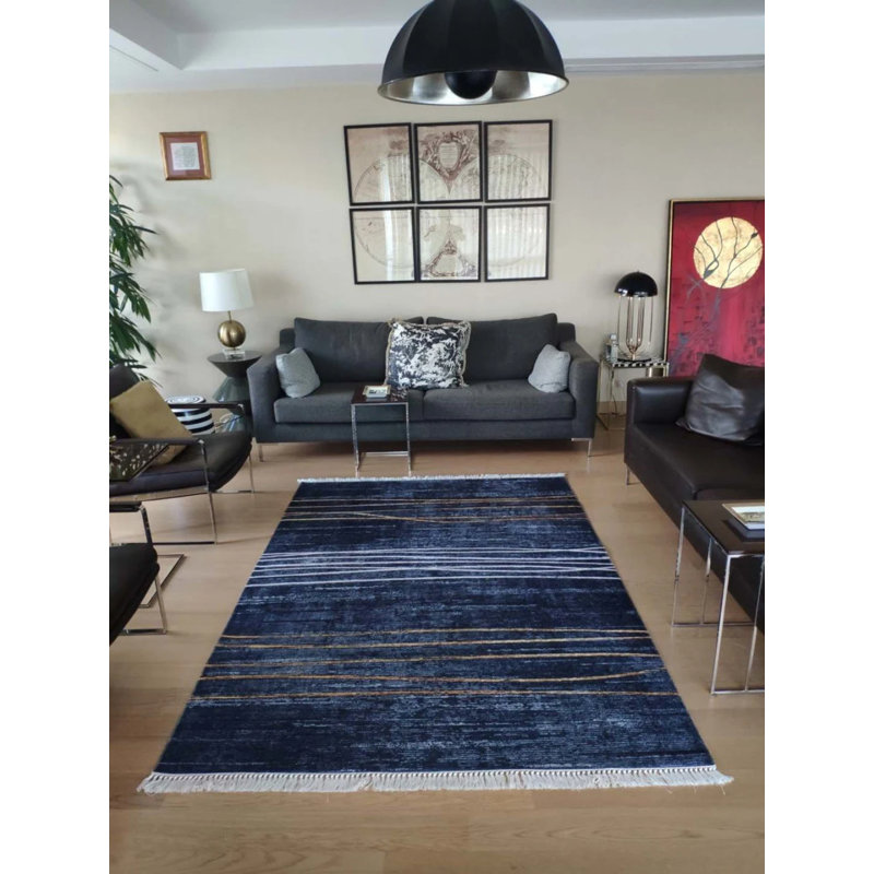 Tapis Maryemma avec envers antidérapant, Rectangle 3 pi 11 po x 8 pi 10 po