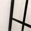Porte de douche à panneau simple l 34 po x H 72 po sans cadre, entrée ouverte, noir mat