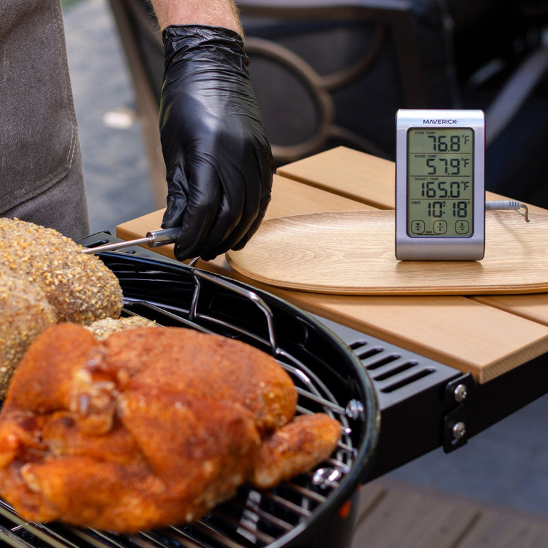 Thermomètre pour four et viande à double capteur tactile
