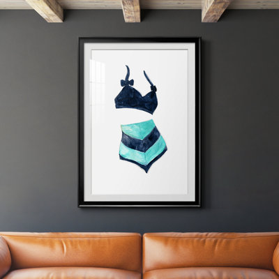Rétro maillots de bain III - Cadre photo, reproduction d'art sur papier