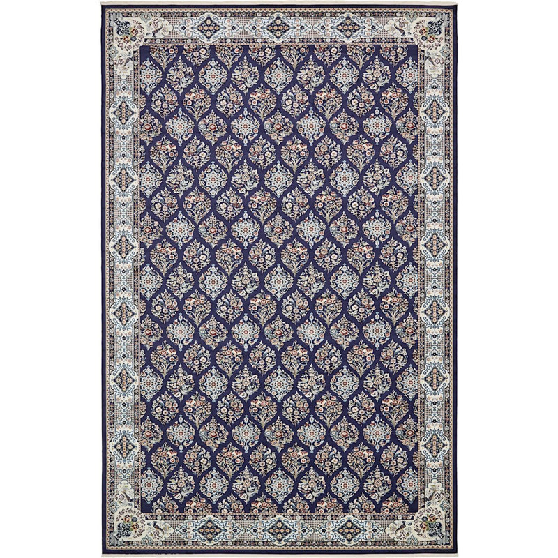 Tapis gris à motif oriental Kelayeh, Rectangle 10 pi x 13 pi