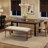 Industrial Rectangular Dining Table for 6~8 People, 63" Long Wood Kitchen Table for Dining Room-131203918