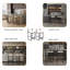 Tabouret de bar en faux cuir l 16,53 po x P 15,35 po x H 31,69 po Axton