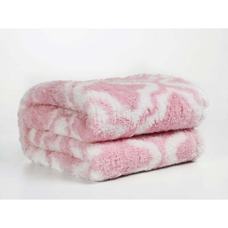 Plain Weave / Muslin Throw Blanket, Pink