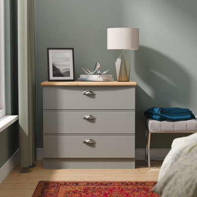 Abbagayle 77 cm W Chest of 3 Drawers