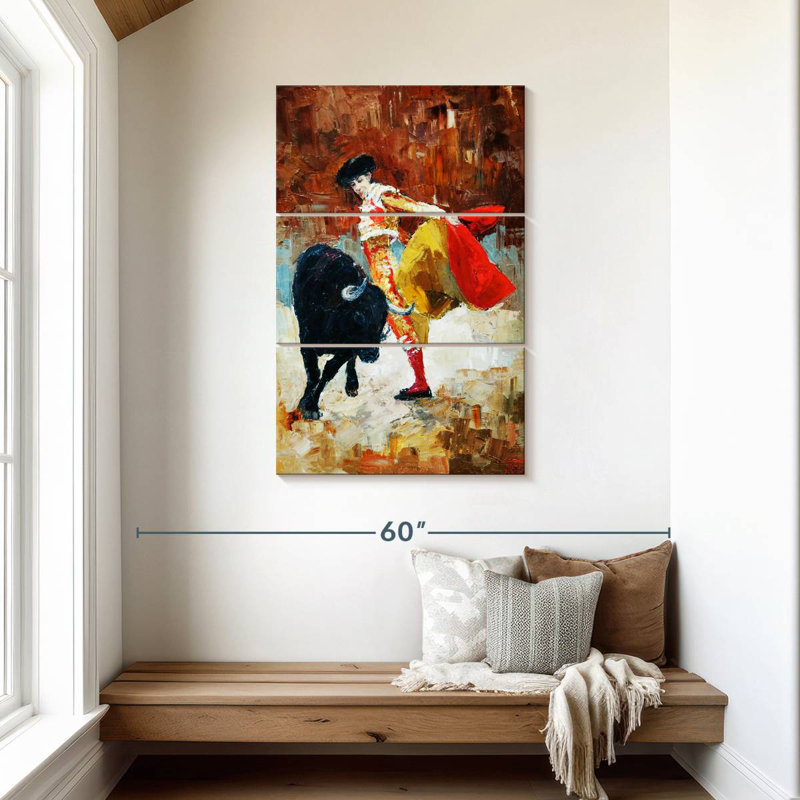 Alcaraz Bullfighter, 45" H x 28" W