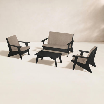 POLYWOOD® Riviera 4-Person Patio Seating Group