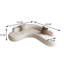 Canapé courbé blanc brossé 125,98 po-195573360-195573367