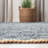 Zeitler Hand Woven Cotton Solid Color Rug in Gray/Natural-26830668
