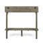 Table de bar d'extérieur en bois grise