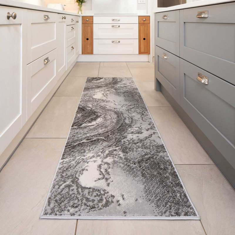 Alies Abstract Area Rug, Runner 60 x 240cm