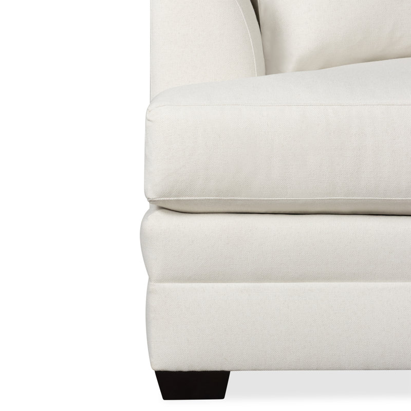Canapé modulaire à méridienne 2 pièces Edan, Beige Macarena, Orienté à droite