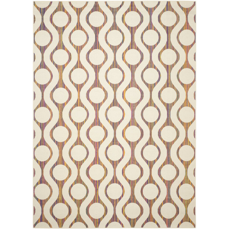 Tapis à motif géométrique Havana, Rectangle 5'1" x 7'7"