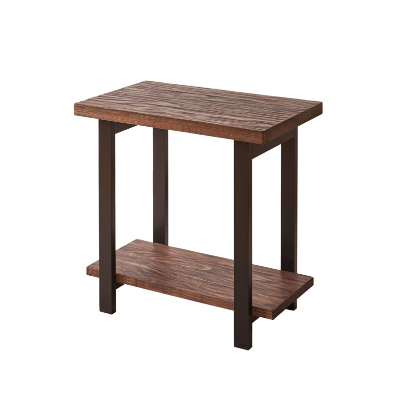 Table d'appoint Industrial, 16.93" D x 27.16 " W x 27.16”H