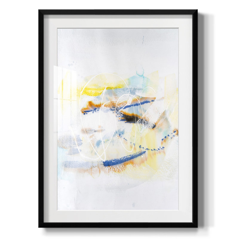 Spacial I - impression encadrée, H 28,5 po x l 20,5 po, Noir