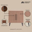 Armoire d'appoint cannelée 31 "-100826178