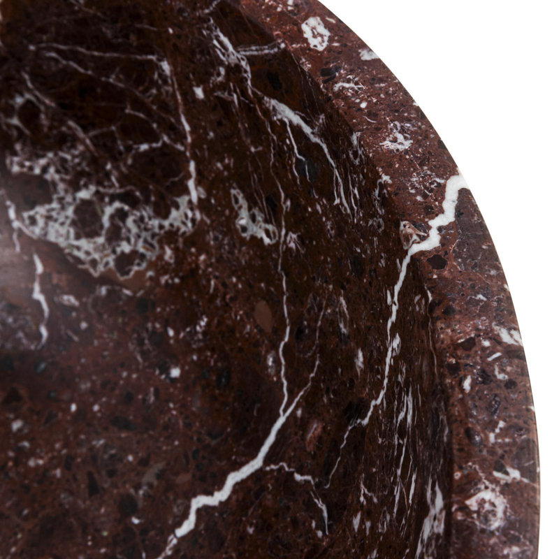 Ivy Bronx 370mm L x 370mm W Marble Circular Sink