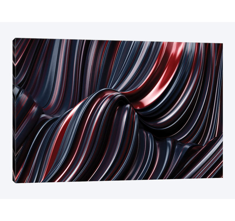 « tesla sensation abstract » par danny fabrice, reproduction d’art sur toile tendue, H 26 po x l 40 po x P 1,5 po