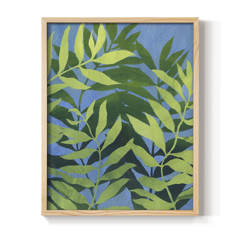 Ocean Vines I Framed Print - Solid Wood