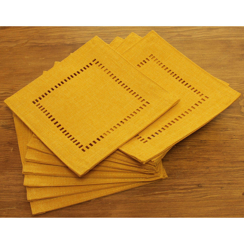 Melrose Square Coasters, Gold